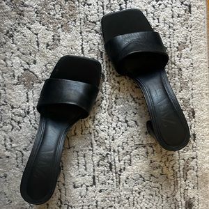 Zara Heeled Slides